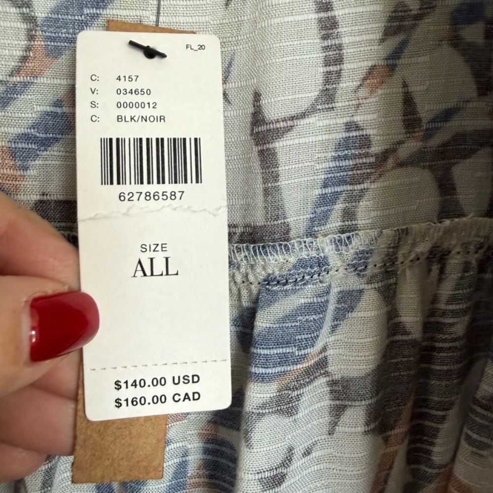 NWT Anthropologie Conditions Apply Retro Floral Tiered Kimono Robe Cover Up $140 - Picture 10 of 14